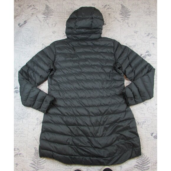 Mountain Hardwear Down Parka Womens Green Rhea Ridge Hooded 600 Jacket Coat L - Picture 2 of 8